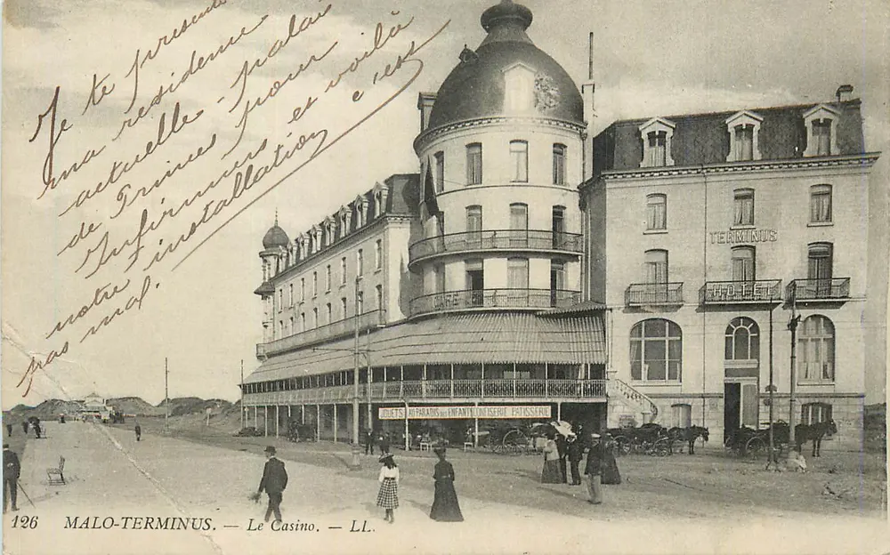 Malo-terminus — Le Casino — éditeur LL. n° 126 - Frente