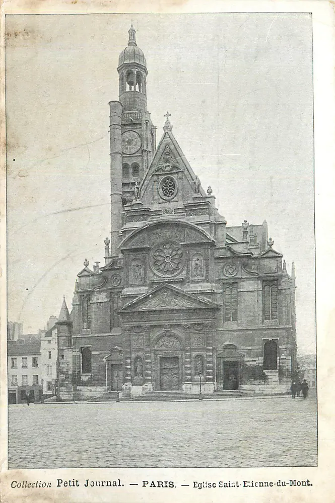 Église Saint-Etienne-du-Mont — Paris — Collection Petit Journal - Recto
