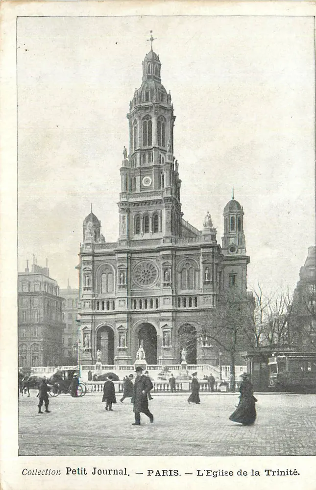Paris — A Igreja da Trindade — Coleção Petit Journal - Frente