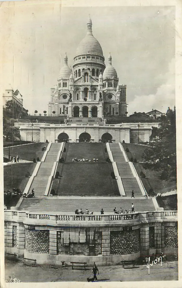 Sacré-Cœur de Montmartre — vista panorâmica — Lyon - Frente