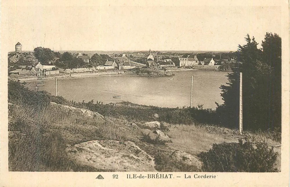 Ilha de Bréhat — A Corderia — n° 92 - Frente