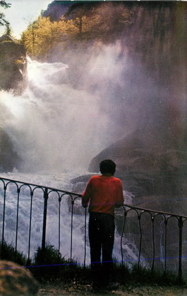 Waterval — panoramische uitzicht — onbekende uitgever - Voorkant