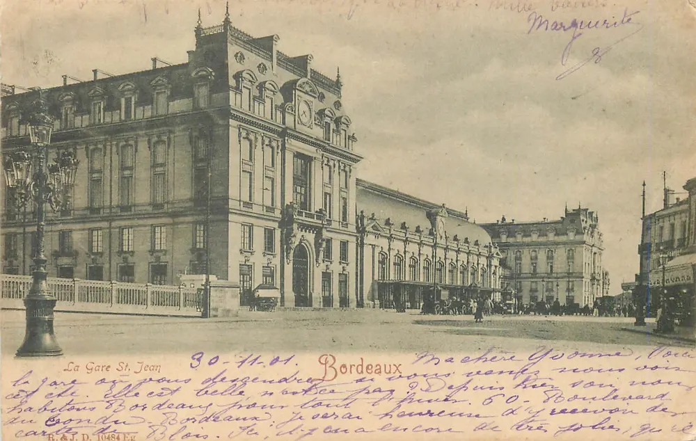 La Gare St Jean — Bordeaux — R.&J. D. 10484 E.g. - Vorderseite