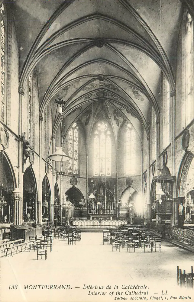 Montferrand — Interior da Catedral — Edição especial, Flagal, 1, Rue Blatin - Frente