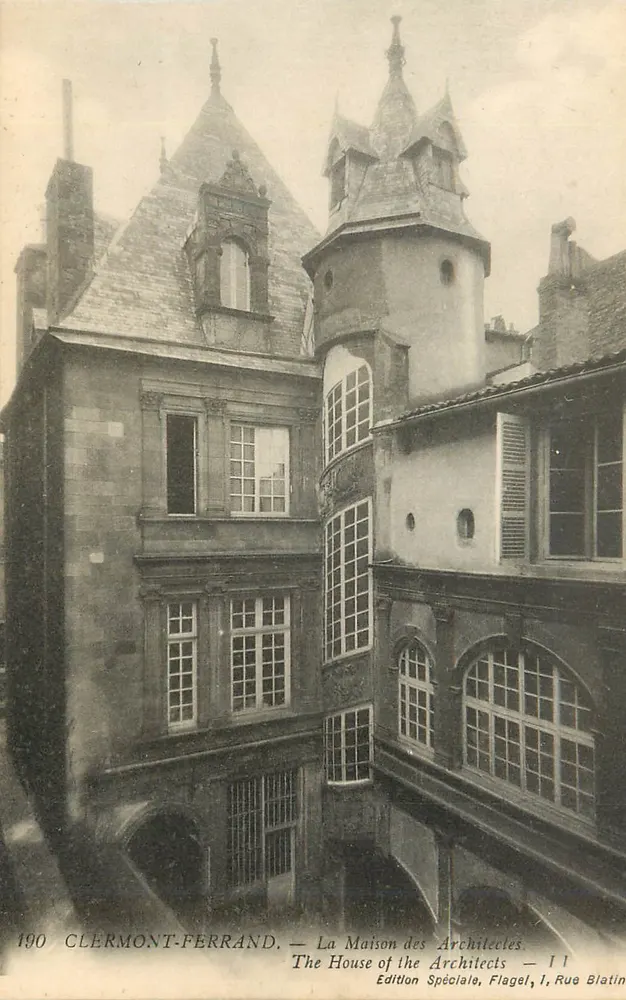 Clermont-Ferrand — A Casa dos Arquitetos — Edição Especial, Flagel, 1 Rue Blatin - Frente