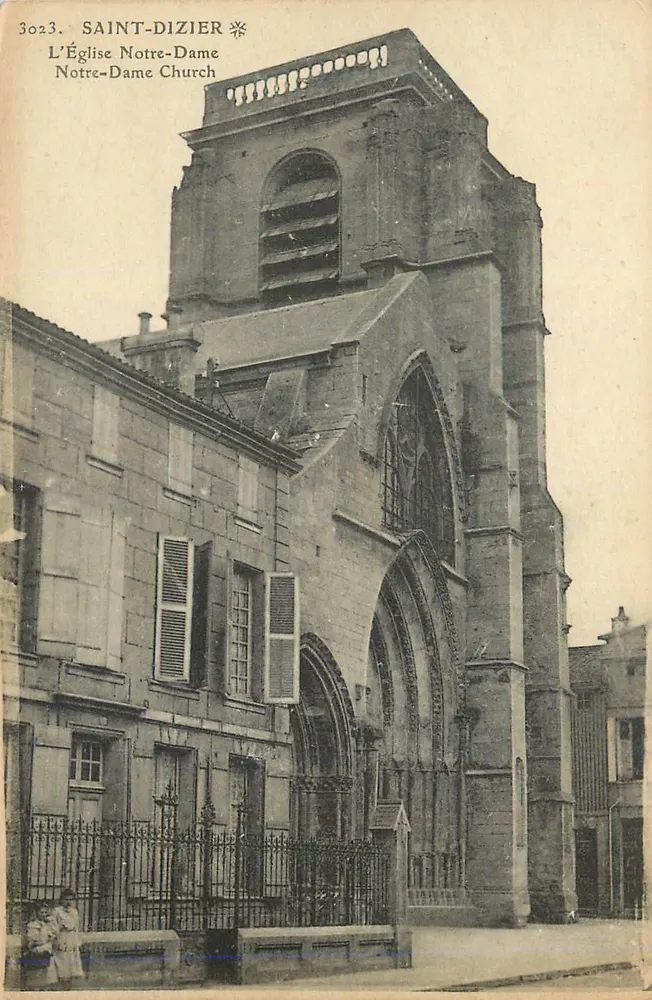 Saint-Dizier — L'Église Notre-Dame — editore sconosciuto, n° 3023 - Recto