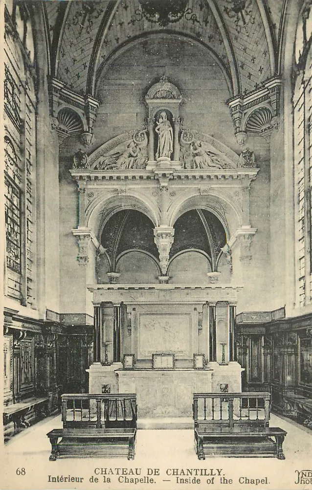 Interior da capela — Castelo de Chantilly — JND Photo, n°68 - Frente