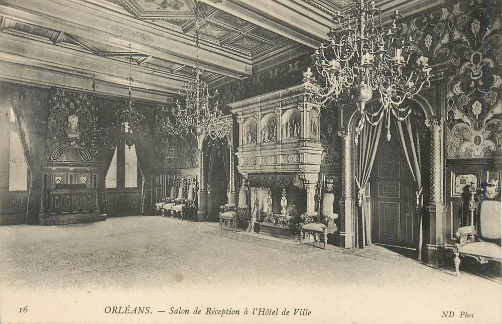 Orléans — Empfangssaal im Rathaus — ND Phot, n°16 - Vorderseite