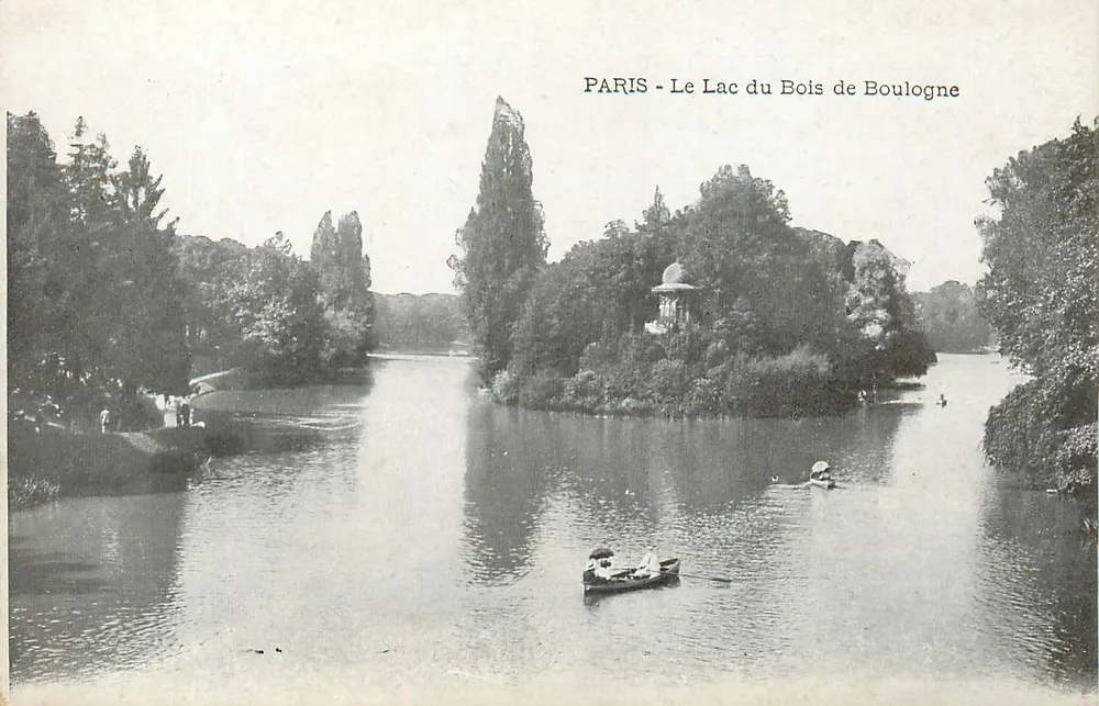PARIS - See des Bois de Boulogne - Vorderseite