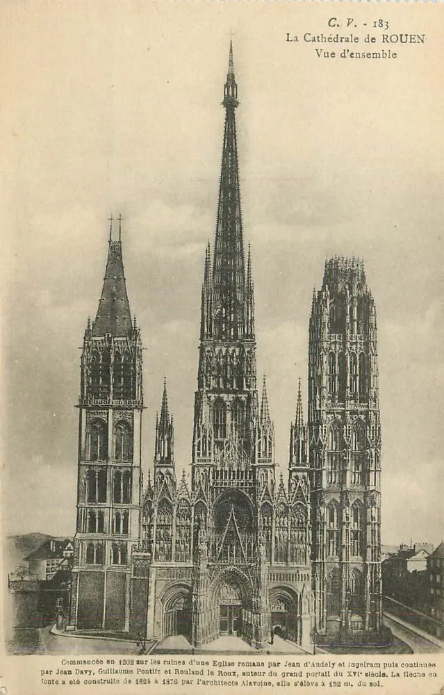 De Kathedraal van ROUEN — Algemene uitzicht — C.P. - 183 - Voorkant