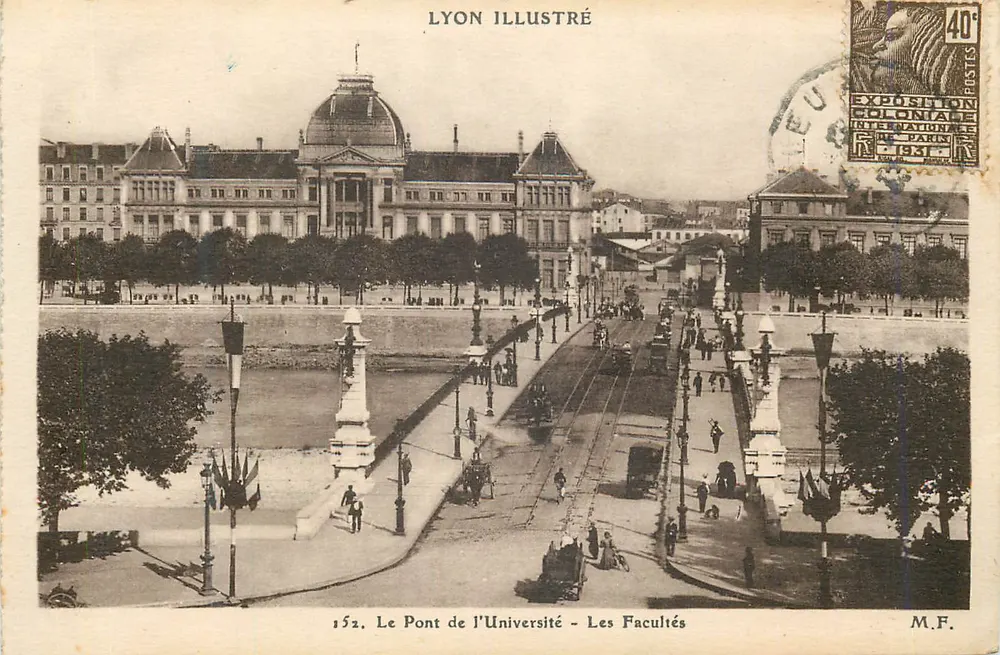 Die Universitätbrücke - Die Fakultäten — Lyon Illustré n°152 - Vorderseite