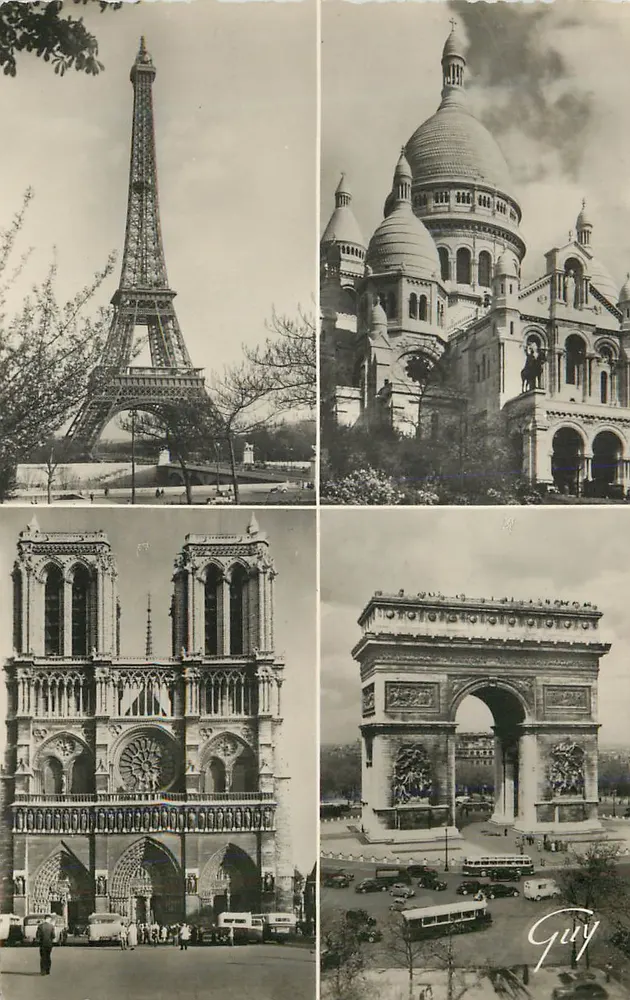 Paris — Die ikonischen Denkmäler — Guy - Vorderseite
