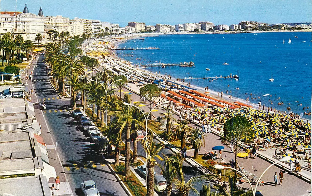 A Promenade dos Ingleses — Nice — editor não visível - Frente