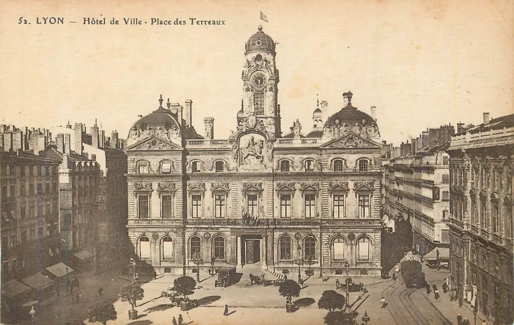 LYON — Rathaus — Place des Terreaux — Verleger: n° 52 - Vorderseite