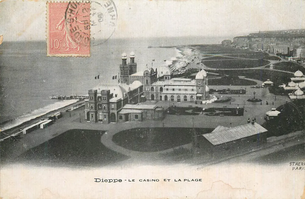 Dieppe - Das Casino und der Strand — Staer, Paris - Vorderseite