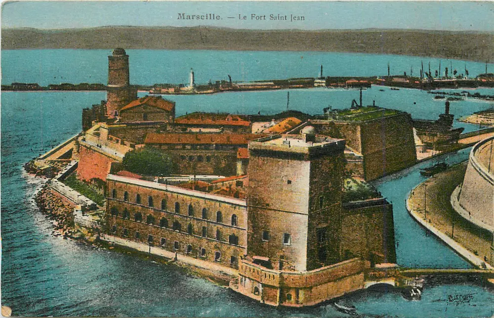 Marseille — Fort Saint Jean — Verlag: B. Lefebvre, Nr. 347 - Vorderseite