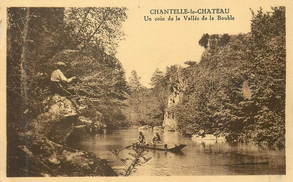 Chantelle-le-Château — Um canto da Vale da Bouble — editor não identificado - Frente