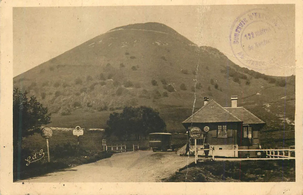 Montagne de Rantac — Ansicht von einer Bushaltestelle — Verlag G.d.G. - Vorderseite