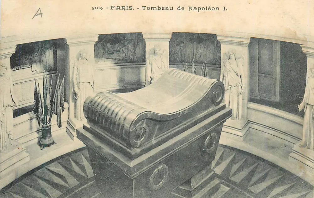 Paris - Túmulo de Napoleão I. - Editor: A. (n° 5103) - Frente