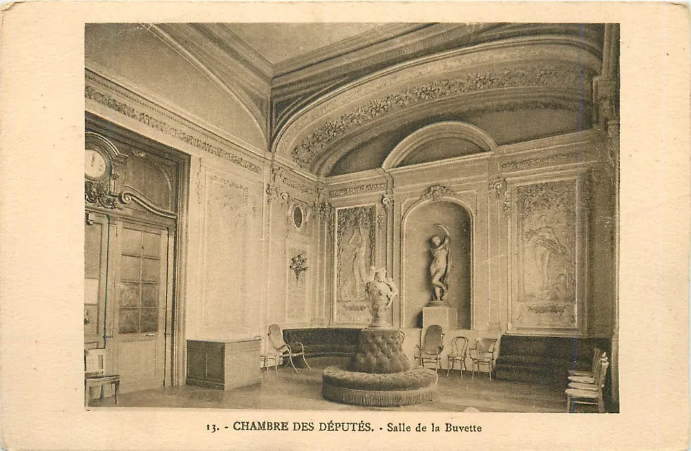 Chambre des Députés — Salle de la Buvette — Éditeur : n°13 - Vorderseite