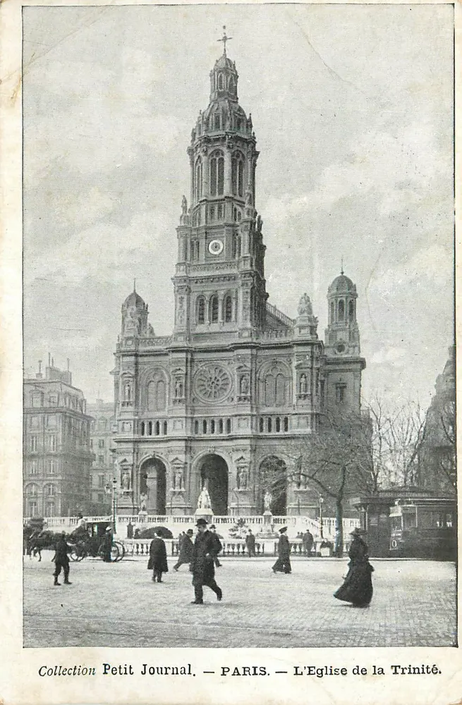 Paris — A Igreja da Trindade — Coleção Petit Journal - Frente