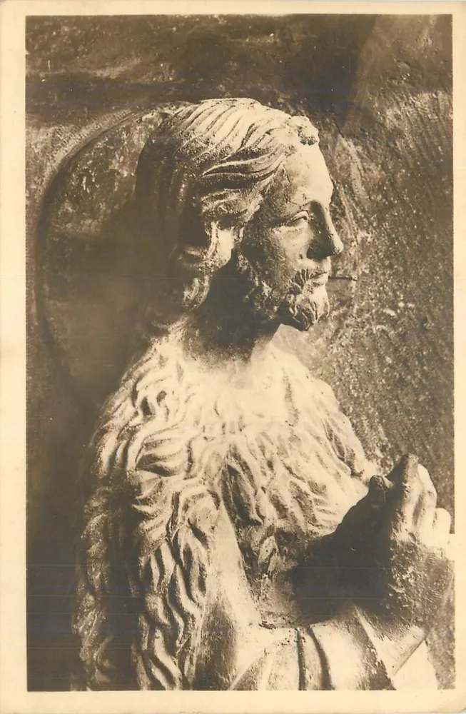 Estátua de Jesus Cristo — perfil — editor desconhecido - Frente