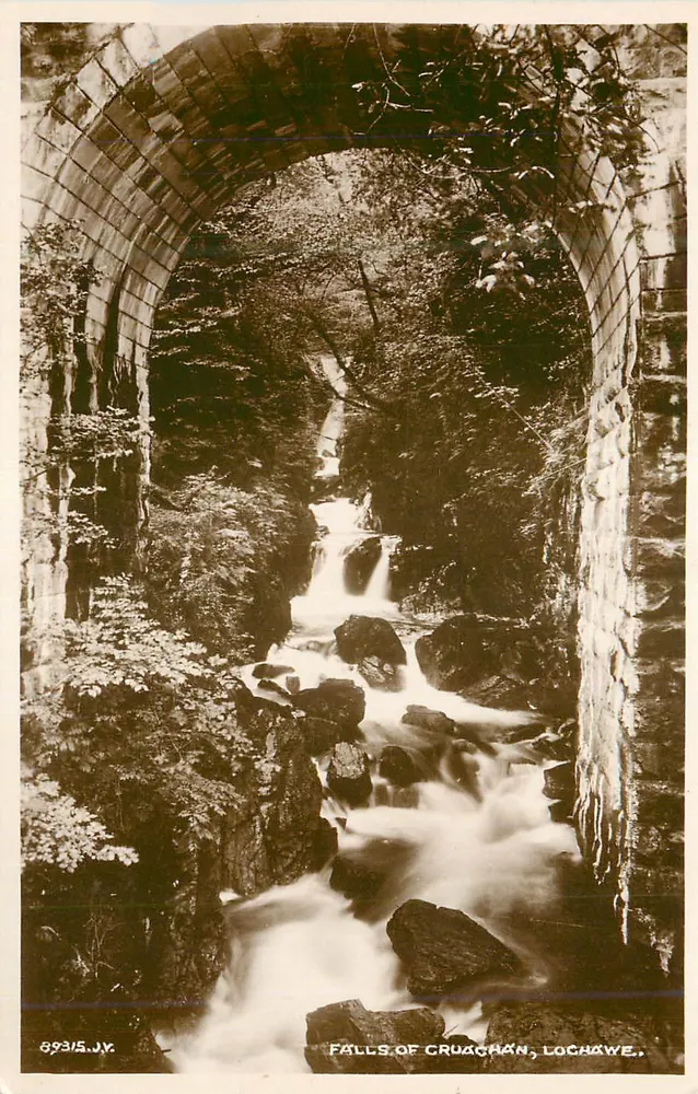 Cascata de Cruachan — Lochawe — editor J.Y. n° 89315 - Frente