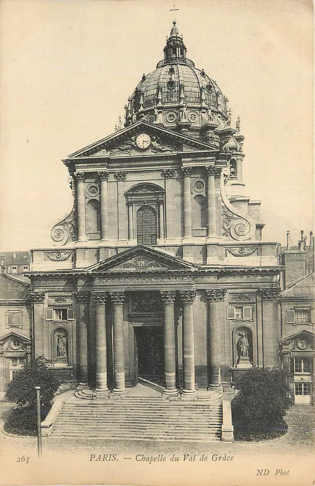 PARIS. — Capela do Val de Grâce — ND Fot., n° 263 - Frente