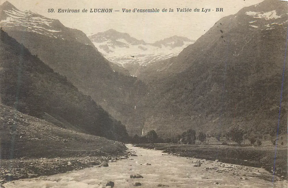 Arredores de LUCHON — Visão geral da Vale do Lys - BR - Frente