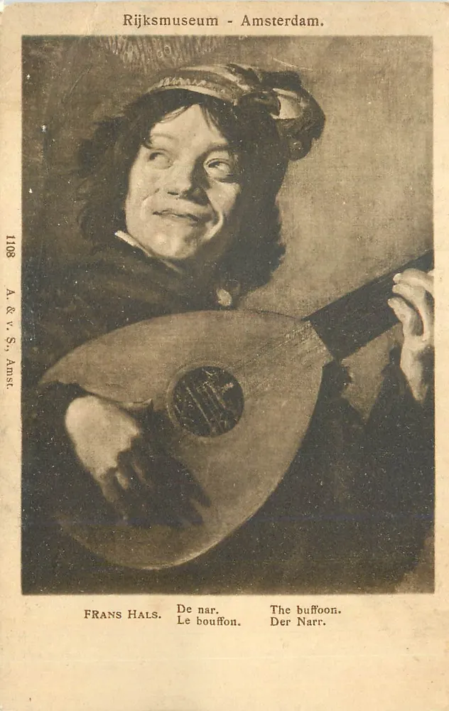 Der Clowns — Frans Hals — Rijksmuseum - Amsterdam. - Vorderseite