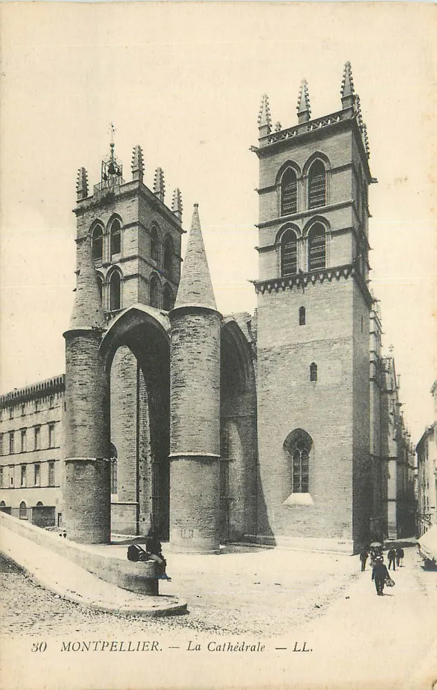 Montpellier — A Catedral — LL. - Frente