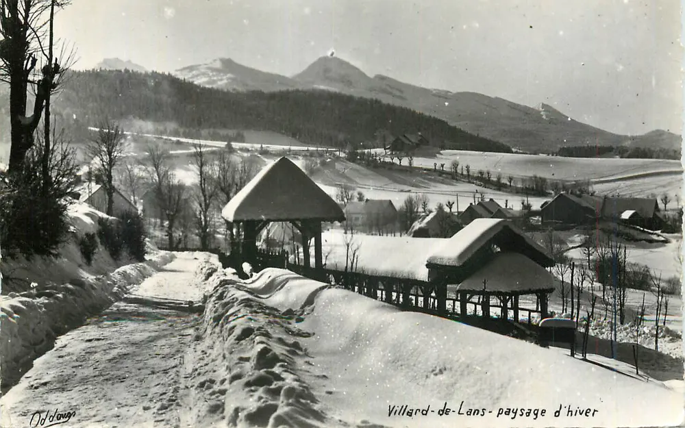 Villard-de-Lans — paisagem de inverno — editor Oldsango - Frente