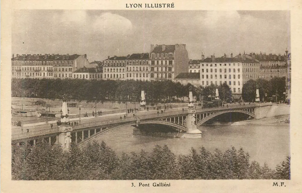 Ponte Galliéni — Lyon — Lyon Illustré, n°3 - Frente