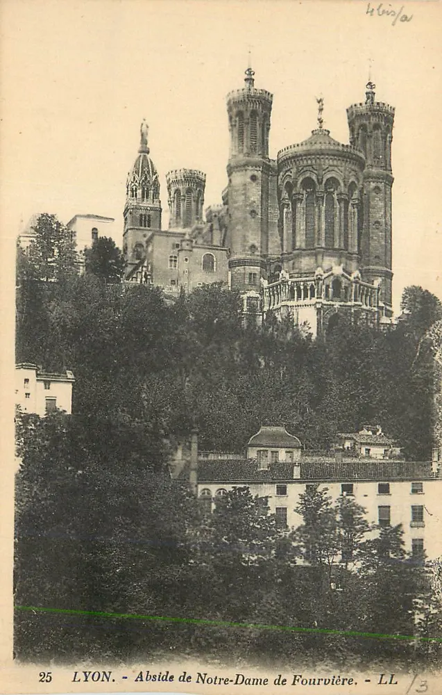 LYON - Abside de Notre-Dame de Fourvière — LL/3 - Frente