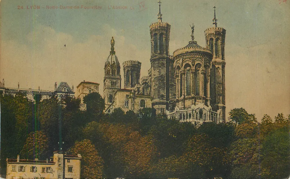 LYON - Notre-Dame-de-Fourvière : A Abside - Frente