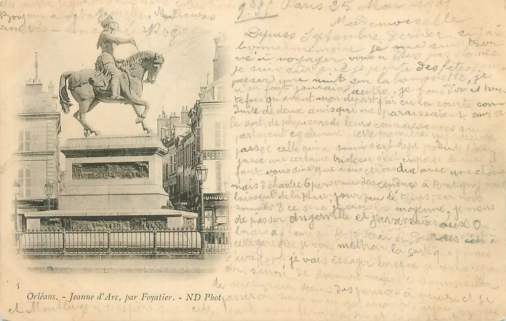 Orléans - Jeanne d'Arc, von Foyatier - ND Phot - Vorderseite