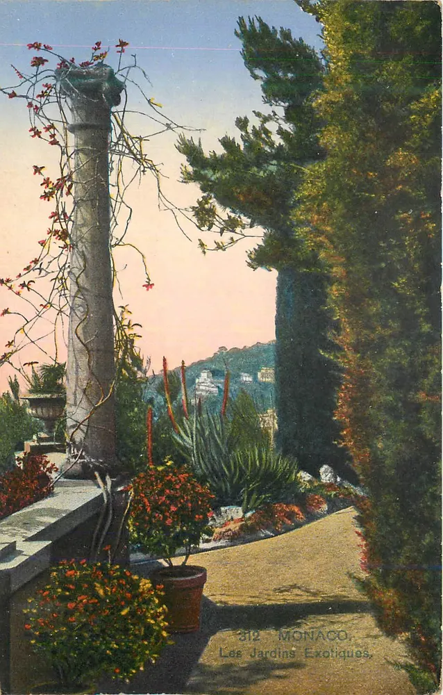 Jardins Exóticos — Mônaco — n°312 - Frente