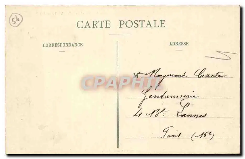 NANCY - Hotel de Ville (século XVIII) — Imprentas Reunidas, Nancy - Verso