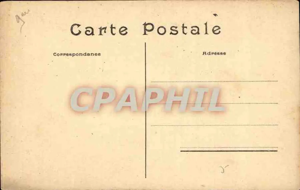 Paris — A rua Rougemont e o Comptoir d'Escompte — S.R.A. - Verso