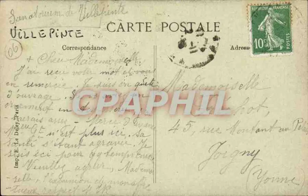 Côte d'Azur — (Alpes-Maritimes) — Rua pitoresca — Editor E.P.D. n°400 - Verso