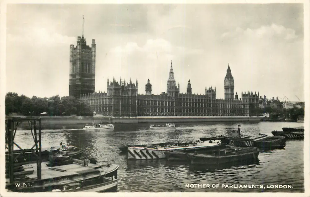 Palast von Westminster — Mutter der Parlamente, London — W.P.I. n°1 - Vorderseite