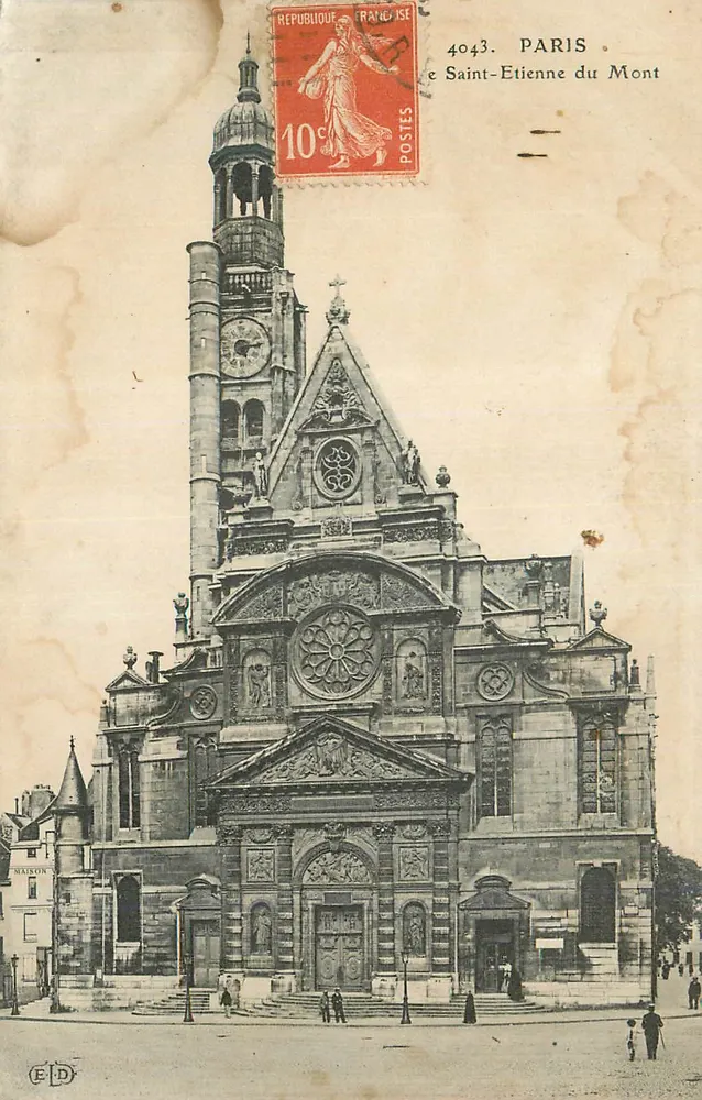 Igreja de São Etienne du Mont — Paris — editor EID - Frente