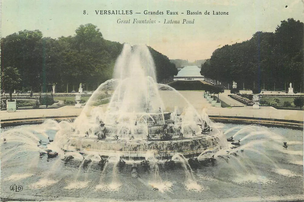 Versailles — Grandes Eaux — Bassin de Latone — Verlag G. L. D. - Vorderseite