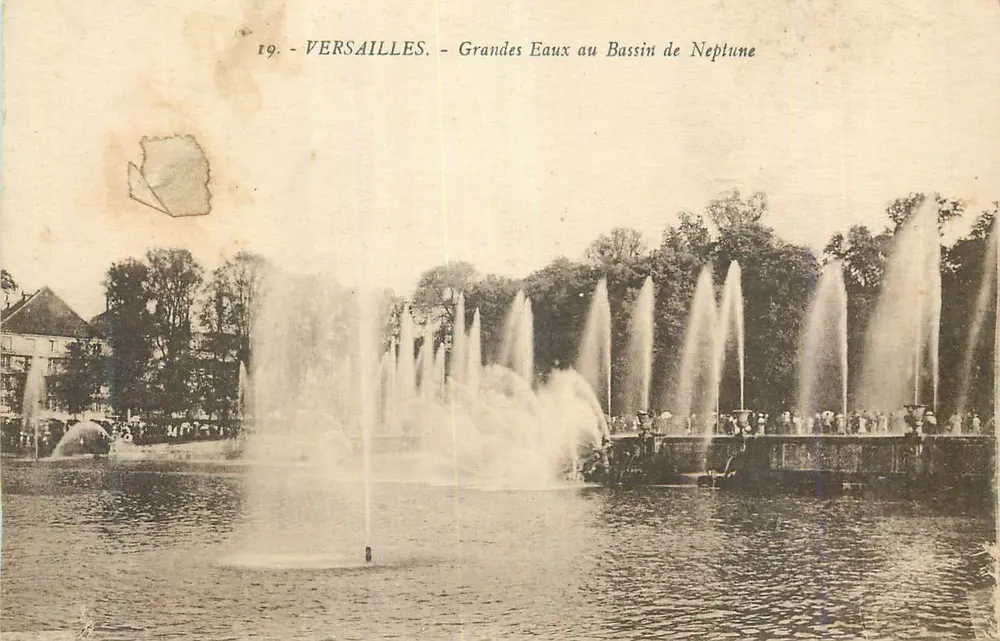Versailles - Grandes Eaux au Bassin de Neptune — n°19 - Vorderseite