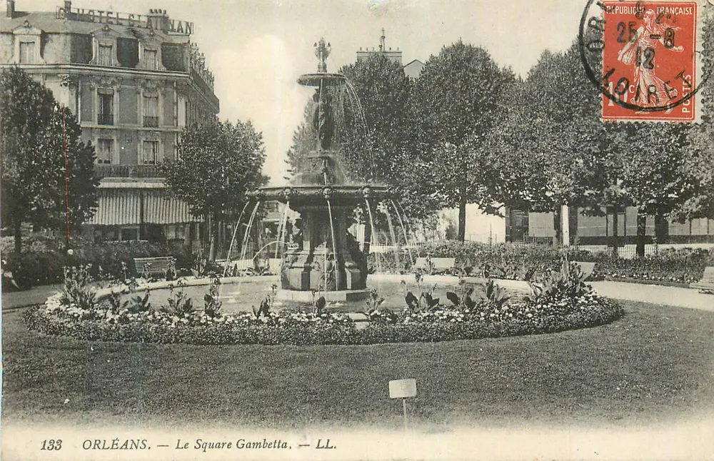 Orléans — O Square Gambetta — LL. — Hotel Stanlan - Frente