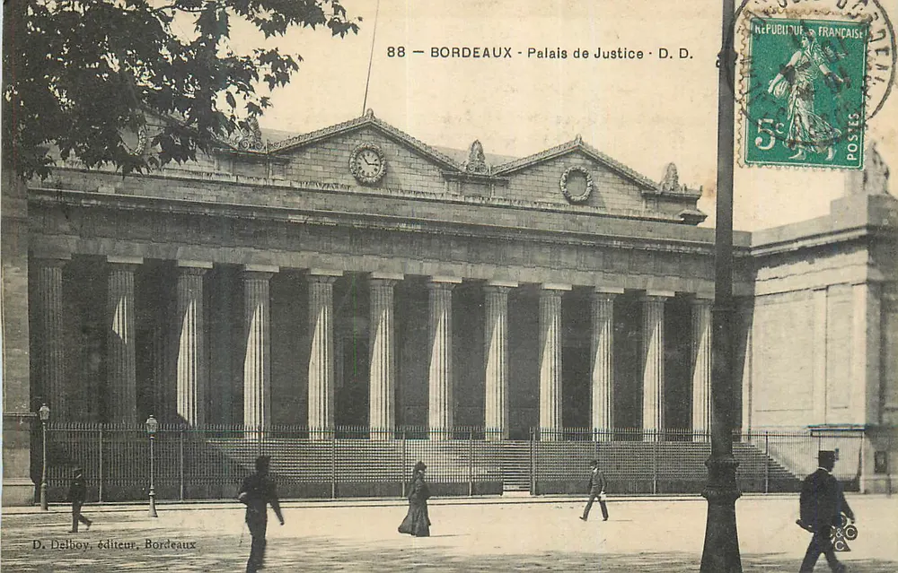 Bordeaux — Palácio de Justiça — D. D. - Frente