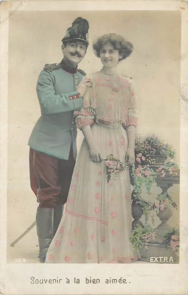 Soldado e mulher — Lembrete para a amada — EXTRA n°169 - Frente