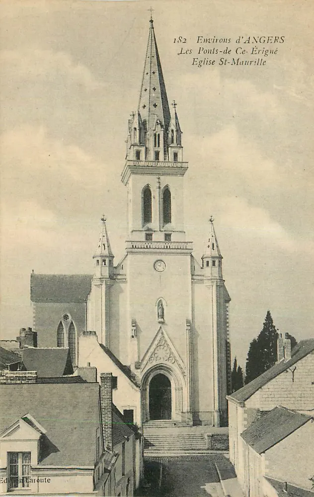 Kirche Saint-Maurille — Les Ponts-de-Clérygné — Édouard Caroute - Vorderseite