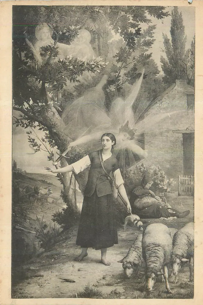 Fada da montanha — cena pastoril — L. Népoult, 1899 - Frente