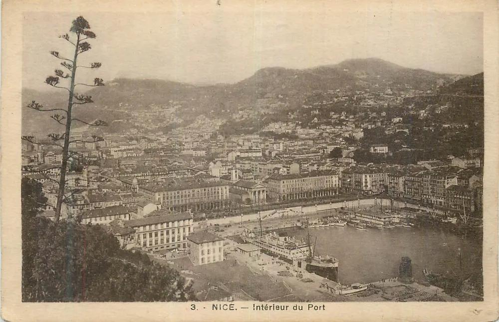 Nice — Vista do interior do porto — Editor não identificado, n° de série 3 - Frente